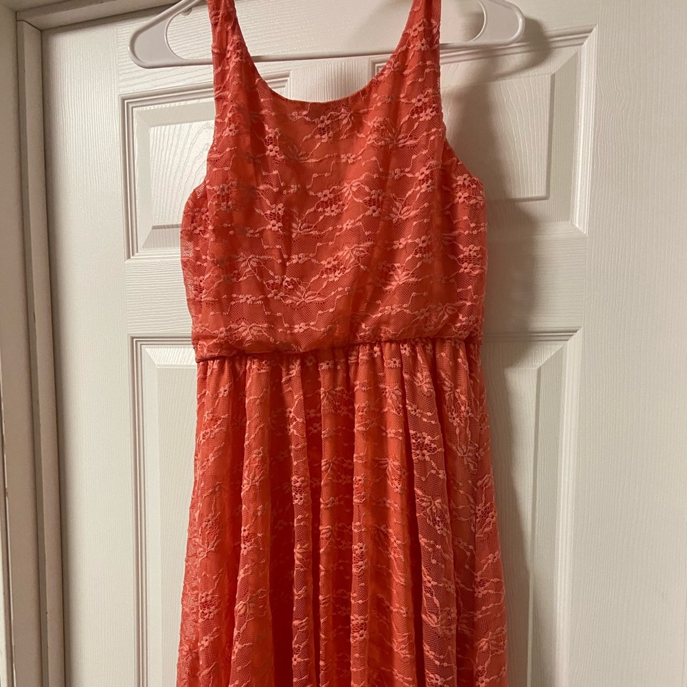 coral dress!